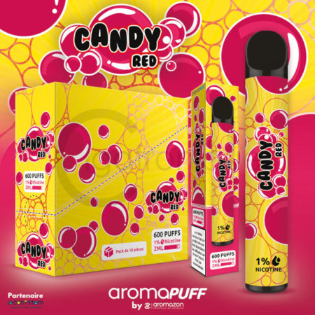 Aromapuff candy red aromazon