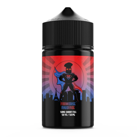 E liquide Framboise Rhubarbe 50ml Super Mukk