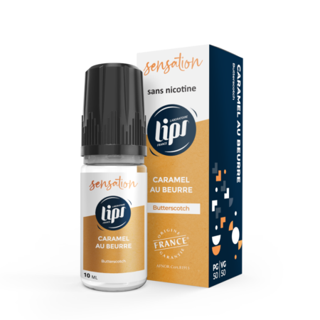 E liquide caramel au beurre sensation lips