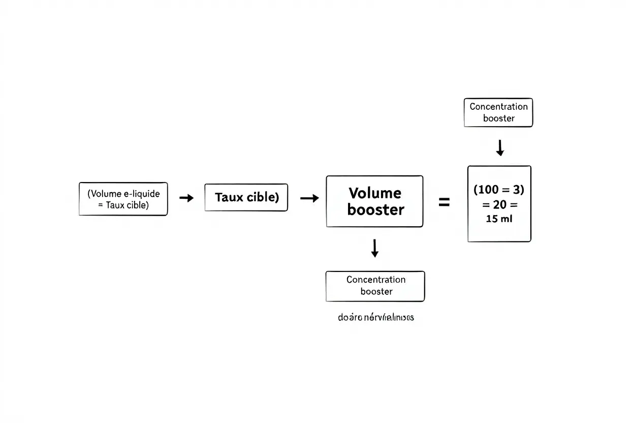 Formule de calcul du dosage de nicotine