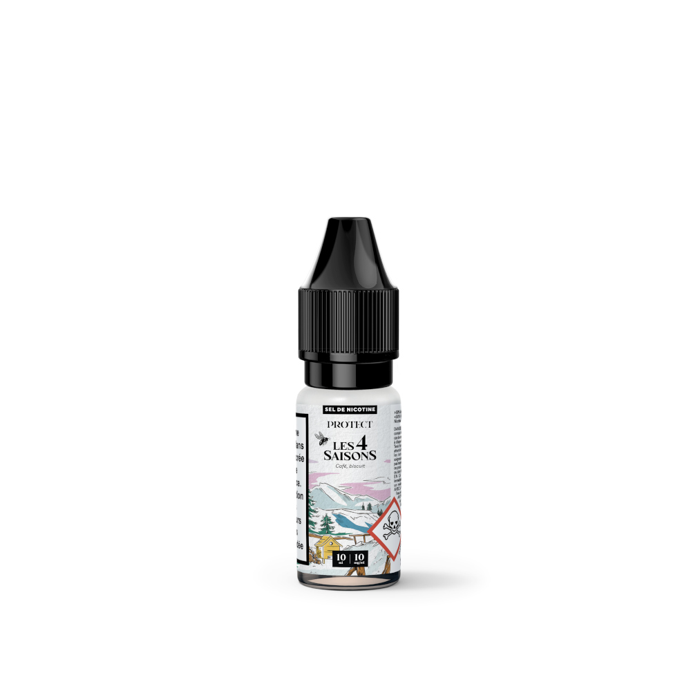 E liquide café biscuit sels de nicotine les 4 saisons protect