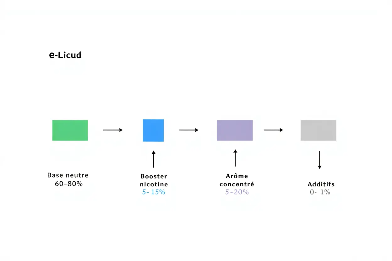 Composition du e-liquide DIY