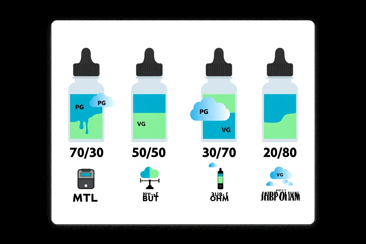 Comparaison des ratios PG/VG