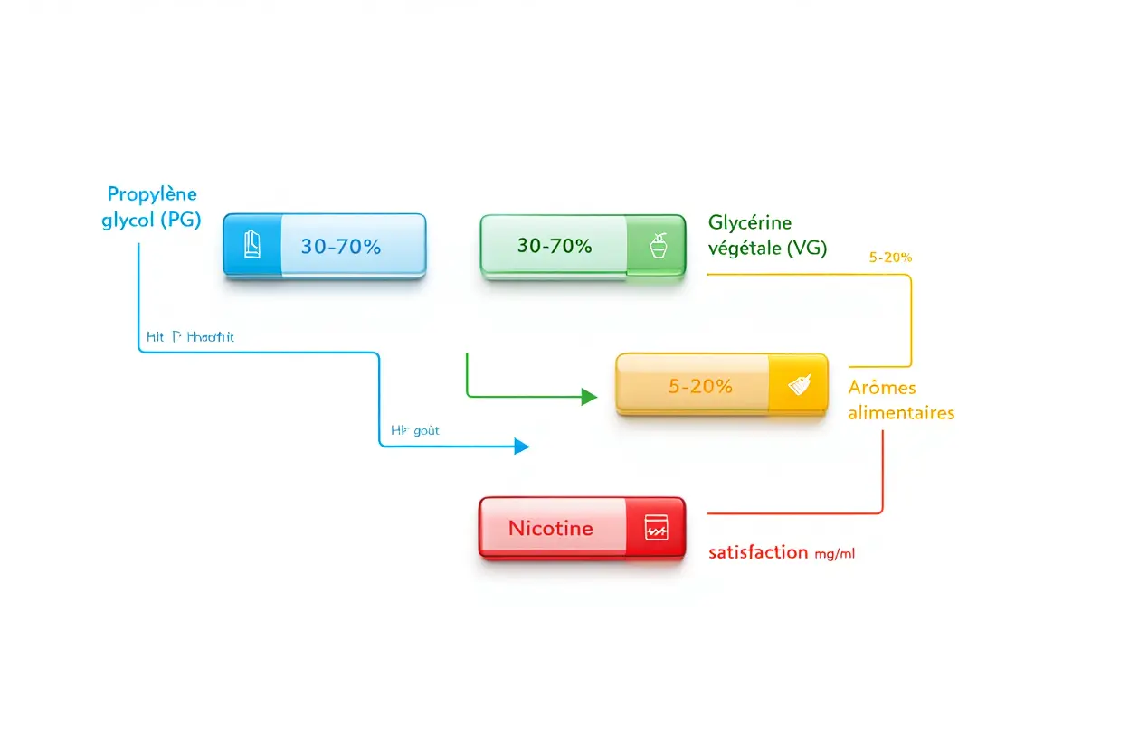 Composition fondamentale e-liquide