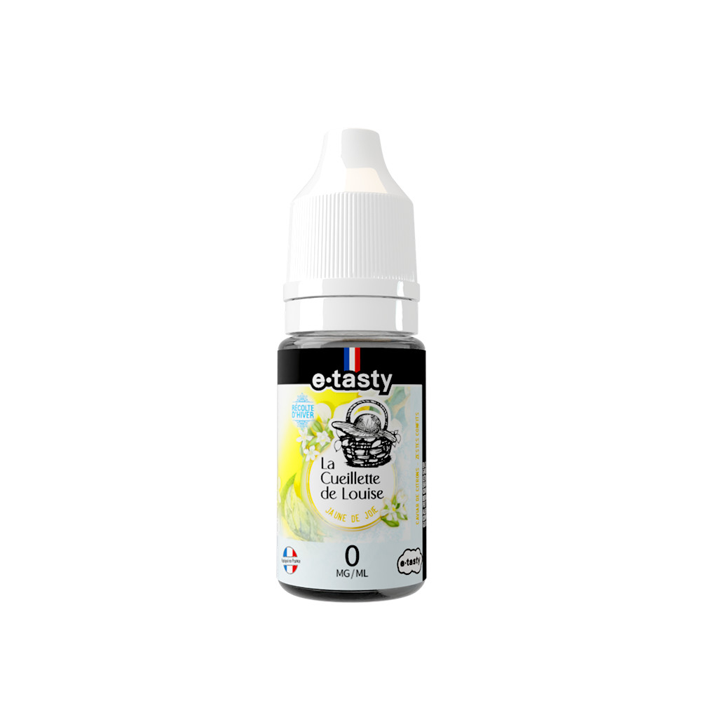 E liquide jaune de joie hiver la cueillette de Louise E-Tasty
