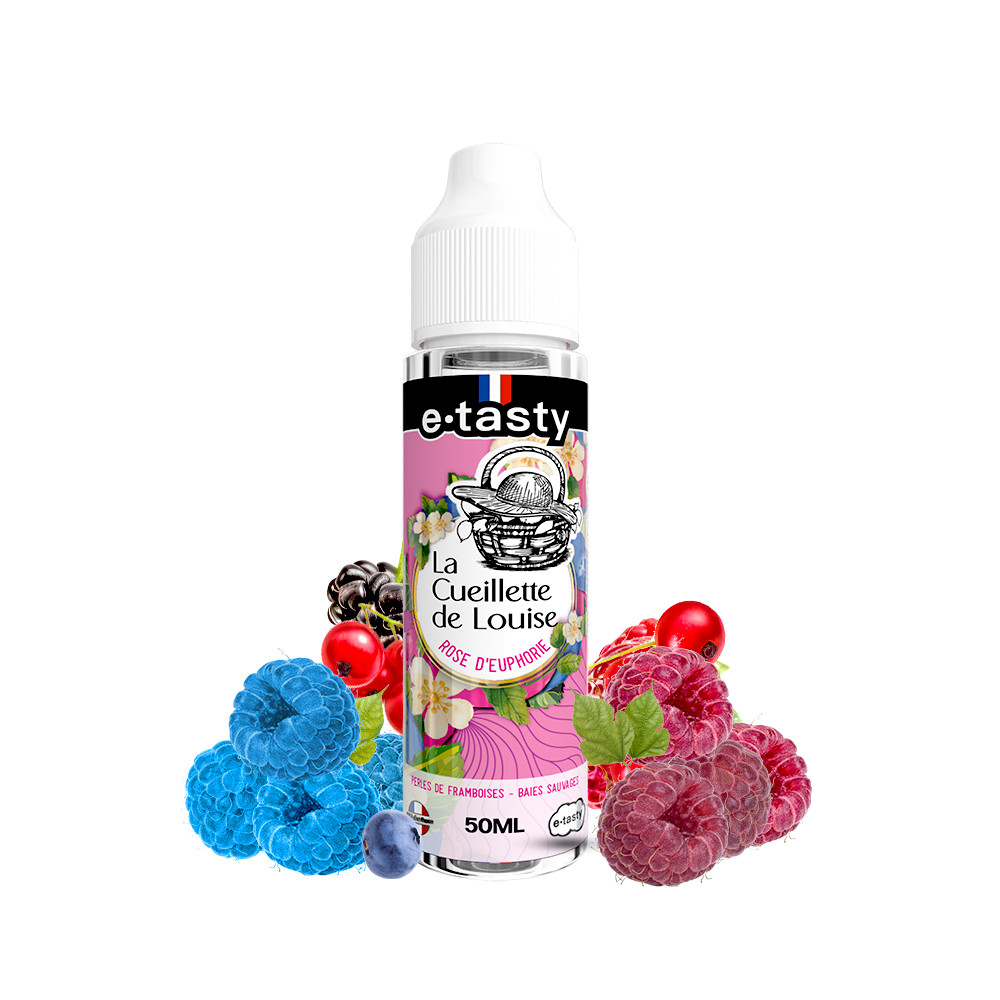 E liquide Rose d'euphorie 50ml E-tasty la cueillette de Louise